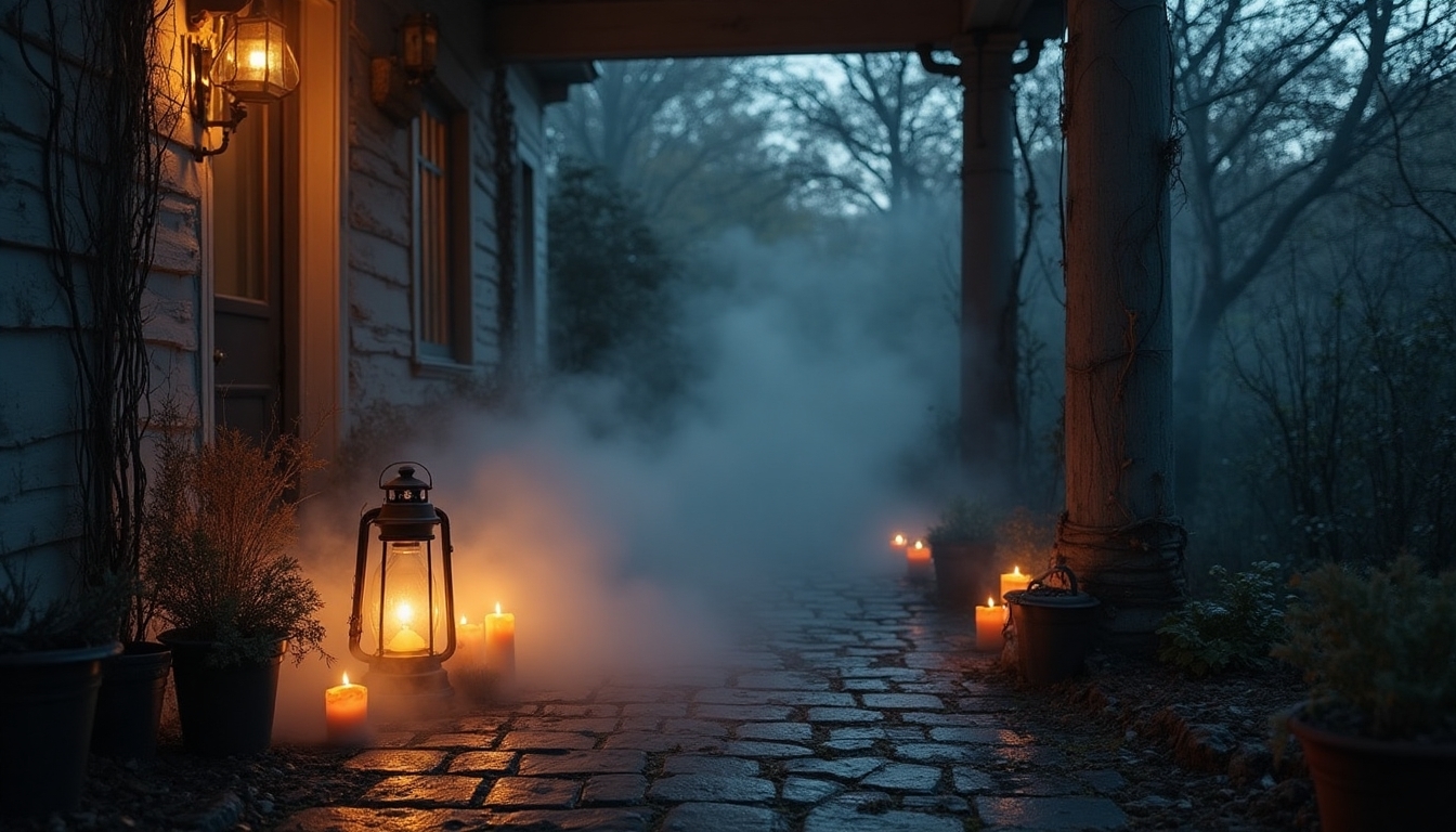 spooky fog and sounds