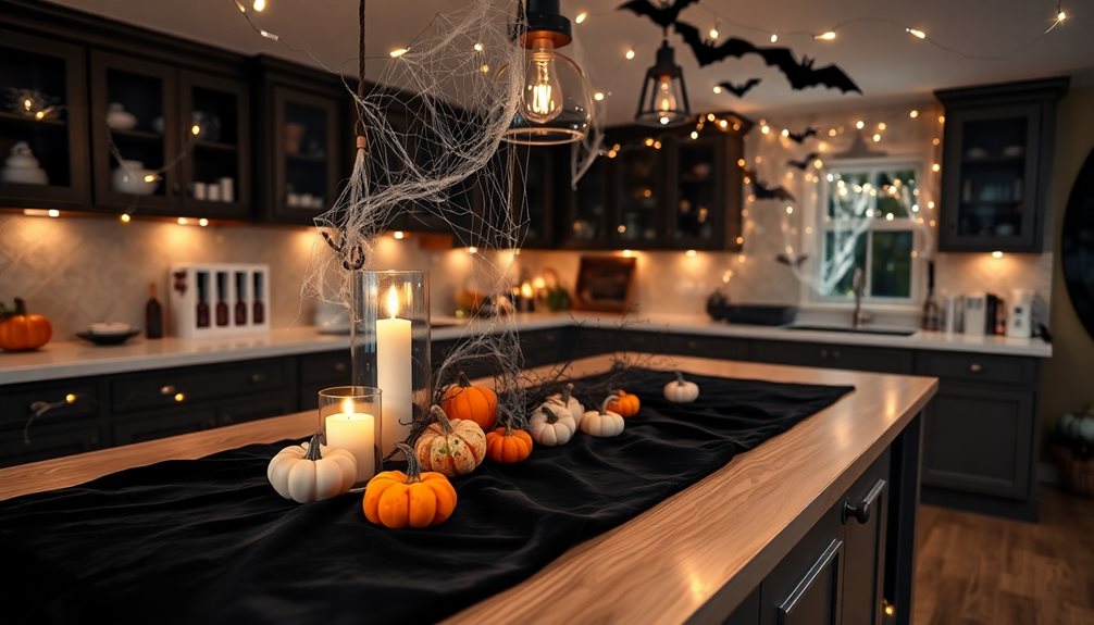 spooky halloween kitchen decor