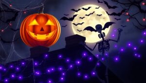 spooky halloween roof decorations