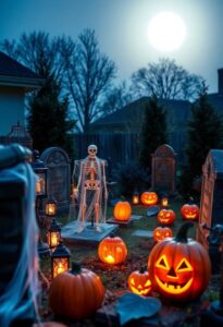 spooky halloween yard decorations