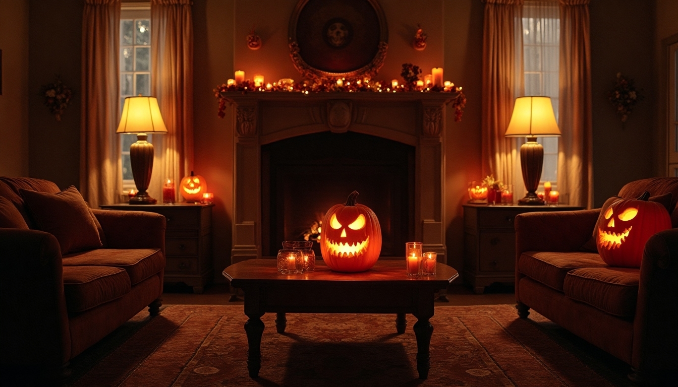 spooky lighting and shadows