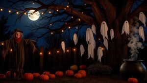 spooky outdoor halloween decor