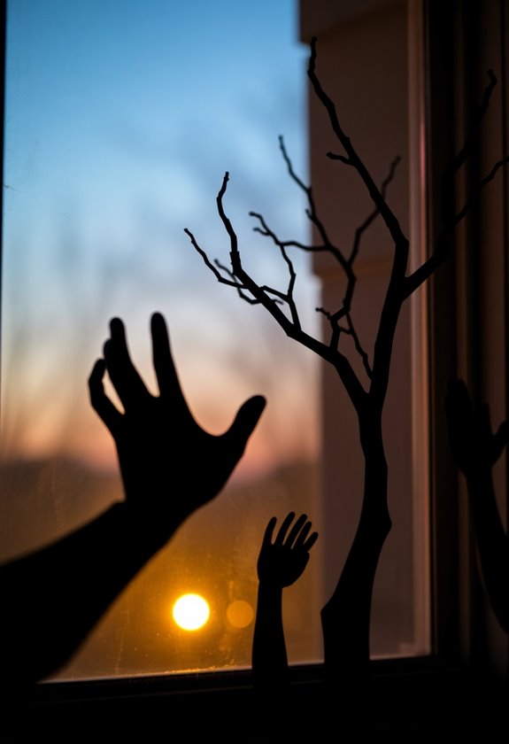 spooky silhouettes for windows