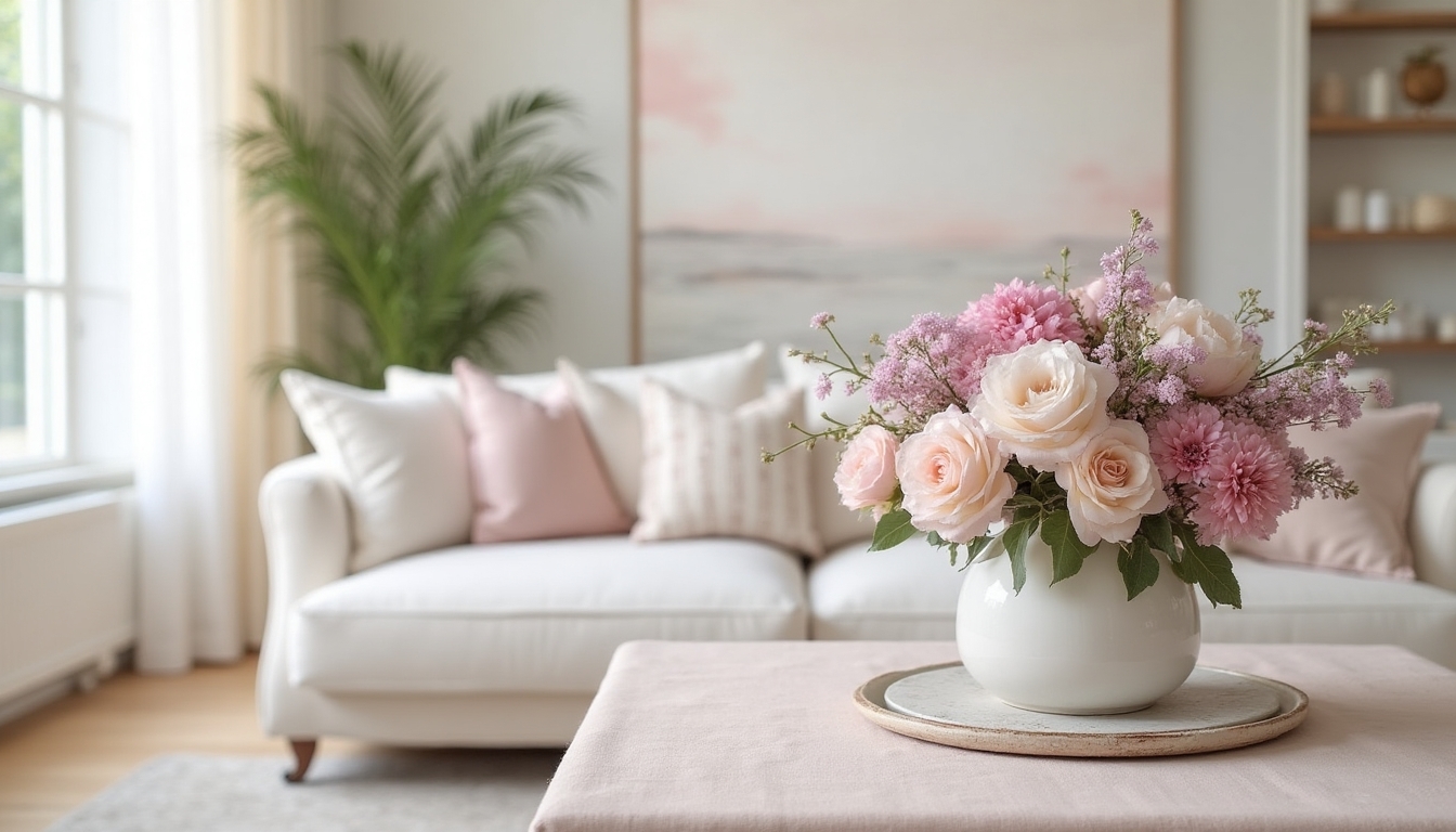 spring floral centerpiece arrangement