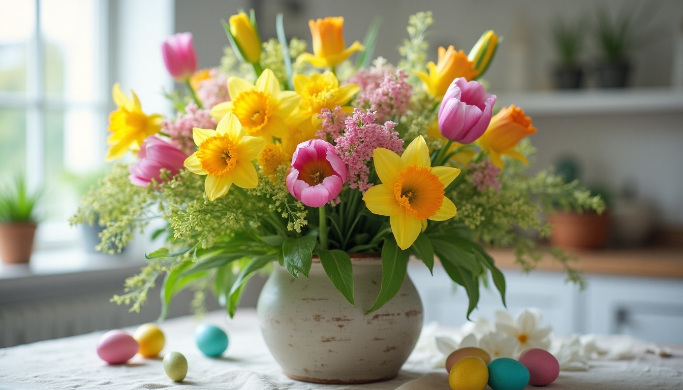 spring flower centerpiece ideas
