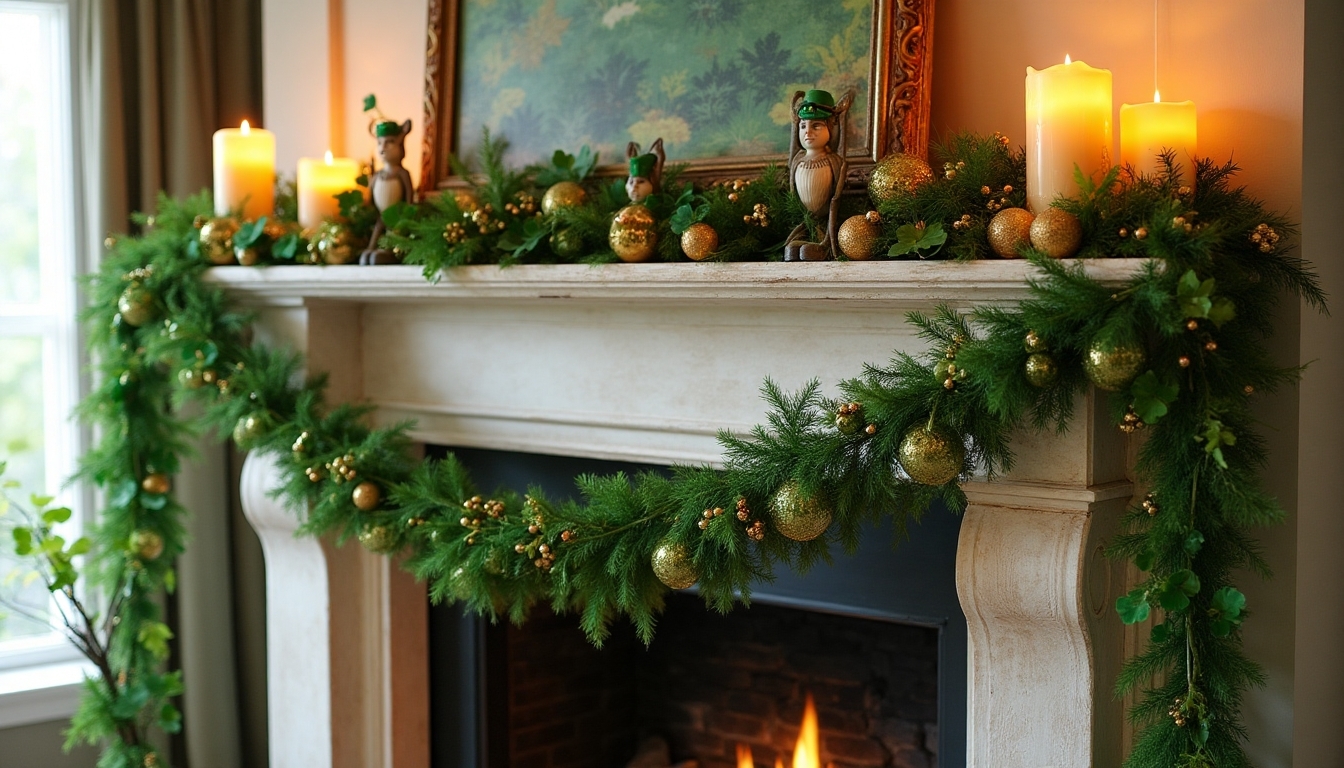 st patrick s day mantel essentials