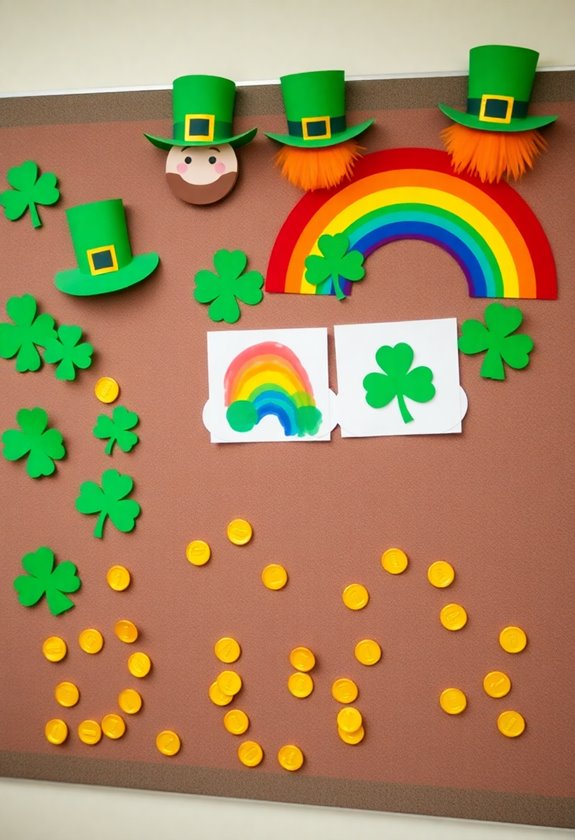 student created leprechaun display