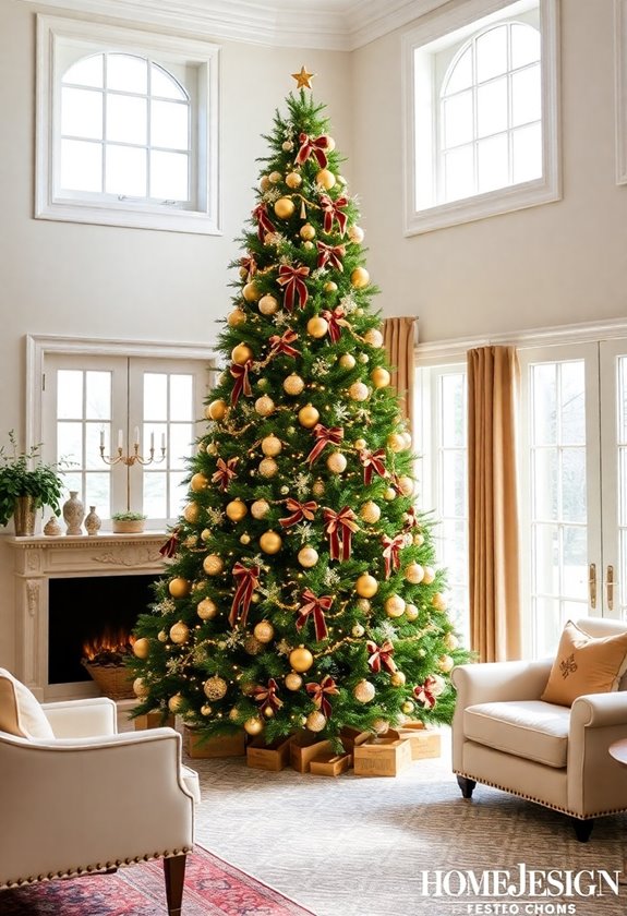 stunning christmas tree centerpiece