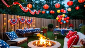 stylish fourth of july decor