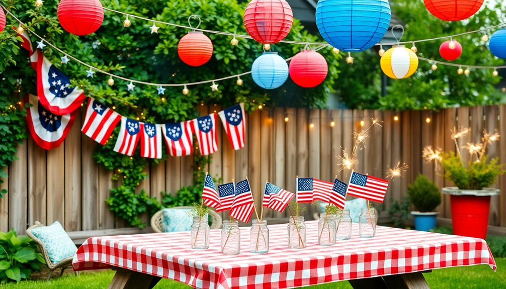 stylish weather resistant decor setup