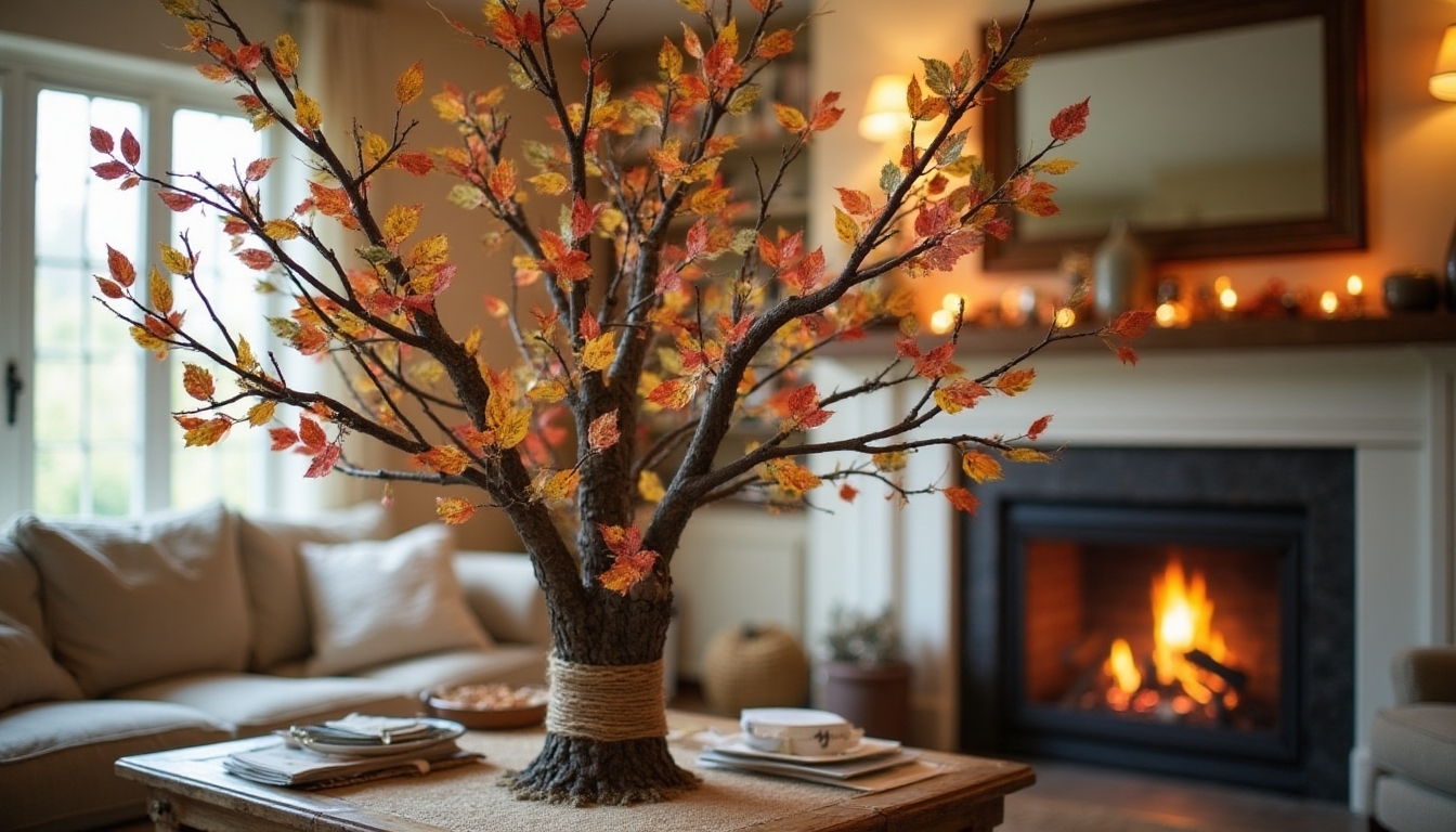 thankful tree family display