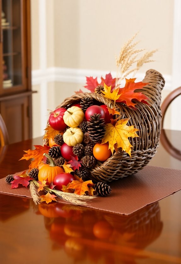 thanksgiving cornucopia decoration ideas