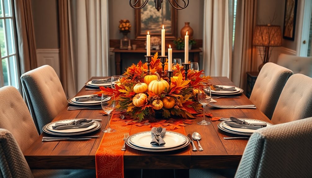 thanksgiving dining room decor