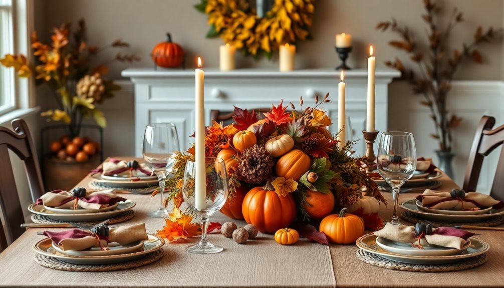 thanksgiving table setting ideas