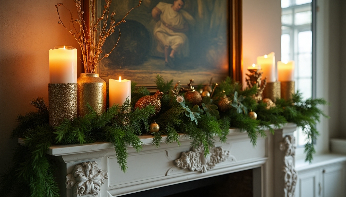 timeless green and gold decor