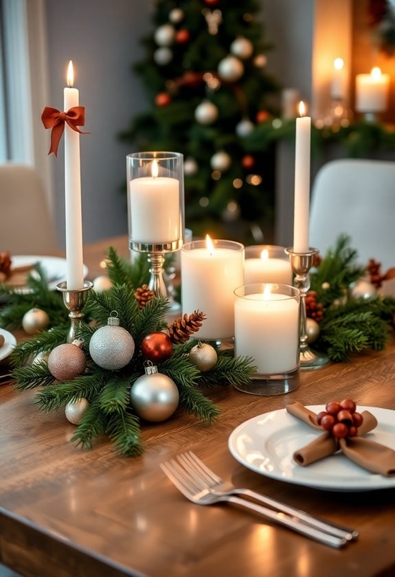 unique festive table decor