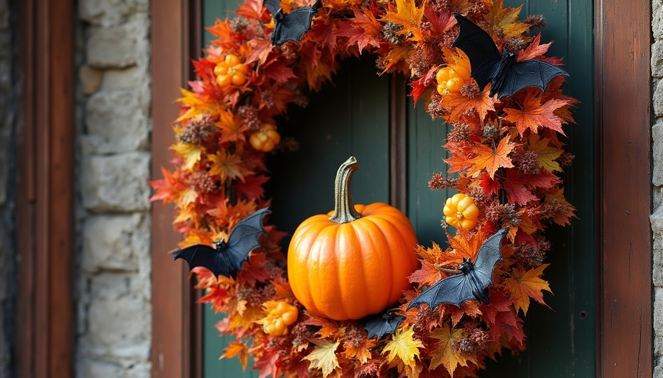 unique halloween wreath designs