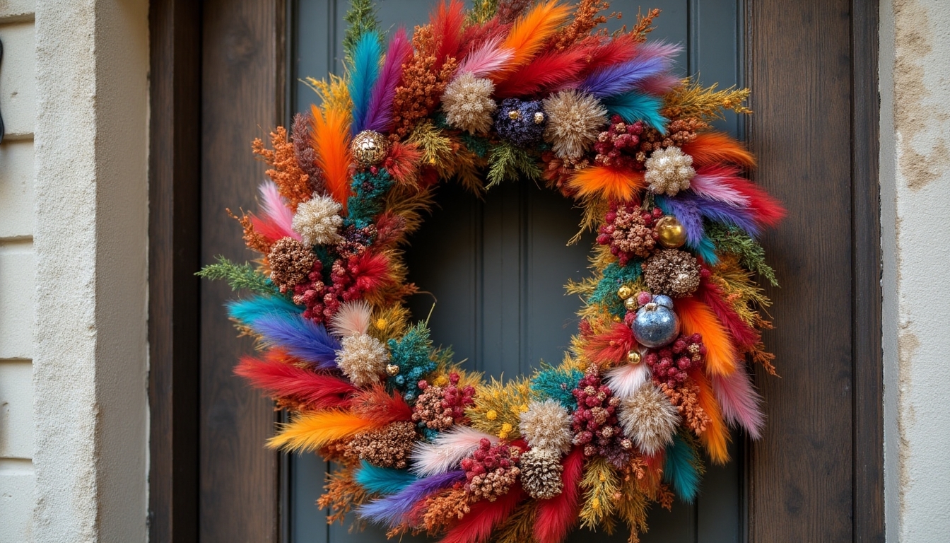 unique holiday wreath ideas