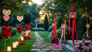 valentine s day garden decorations