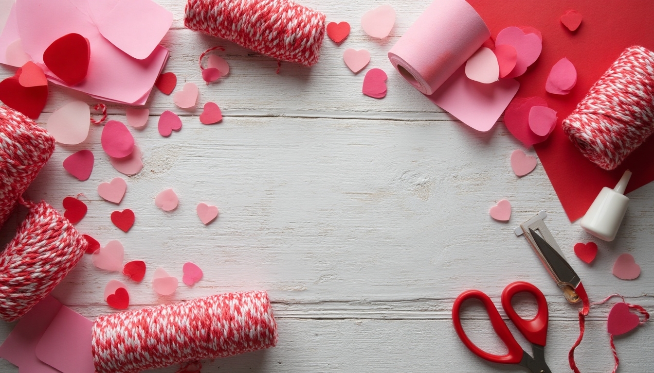 valentine s day garland supplies