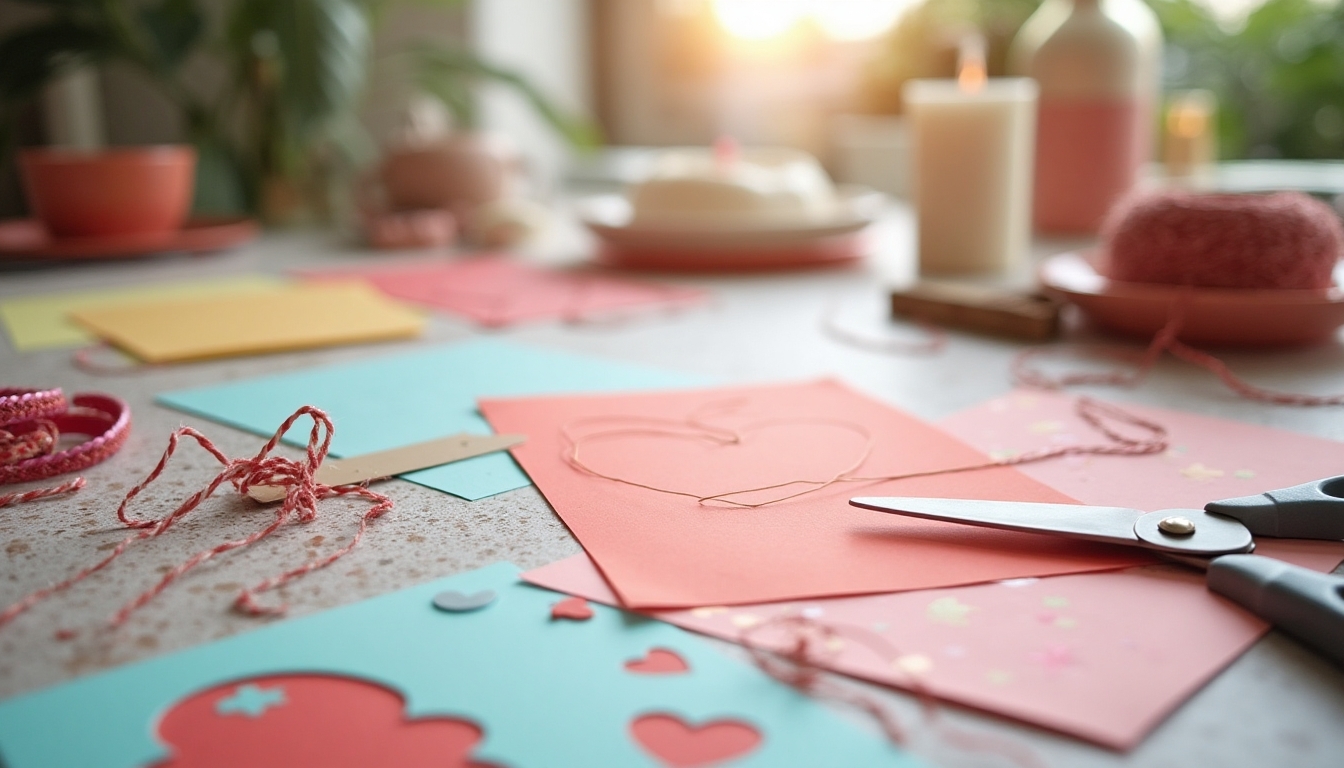 valentine s day garland supplies