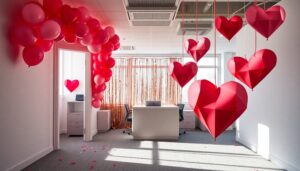 valentine s day office decor