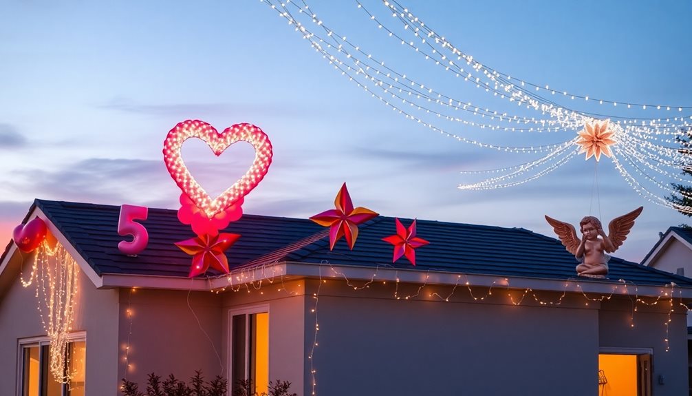 valentine s day roof decorations