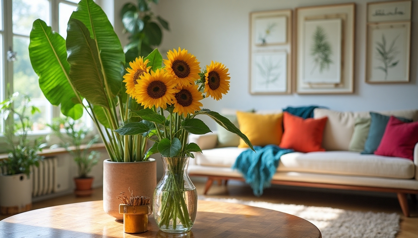 vibrant botanical summer decor