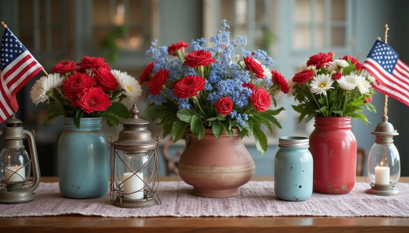 vintage american flag collection