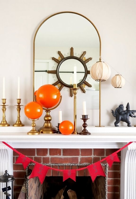 vintage carnival halloween decor