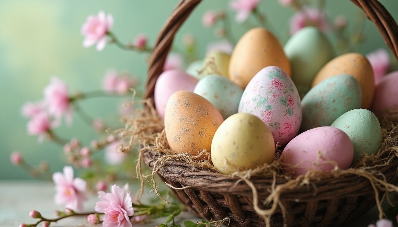 vintage easter decorations collection