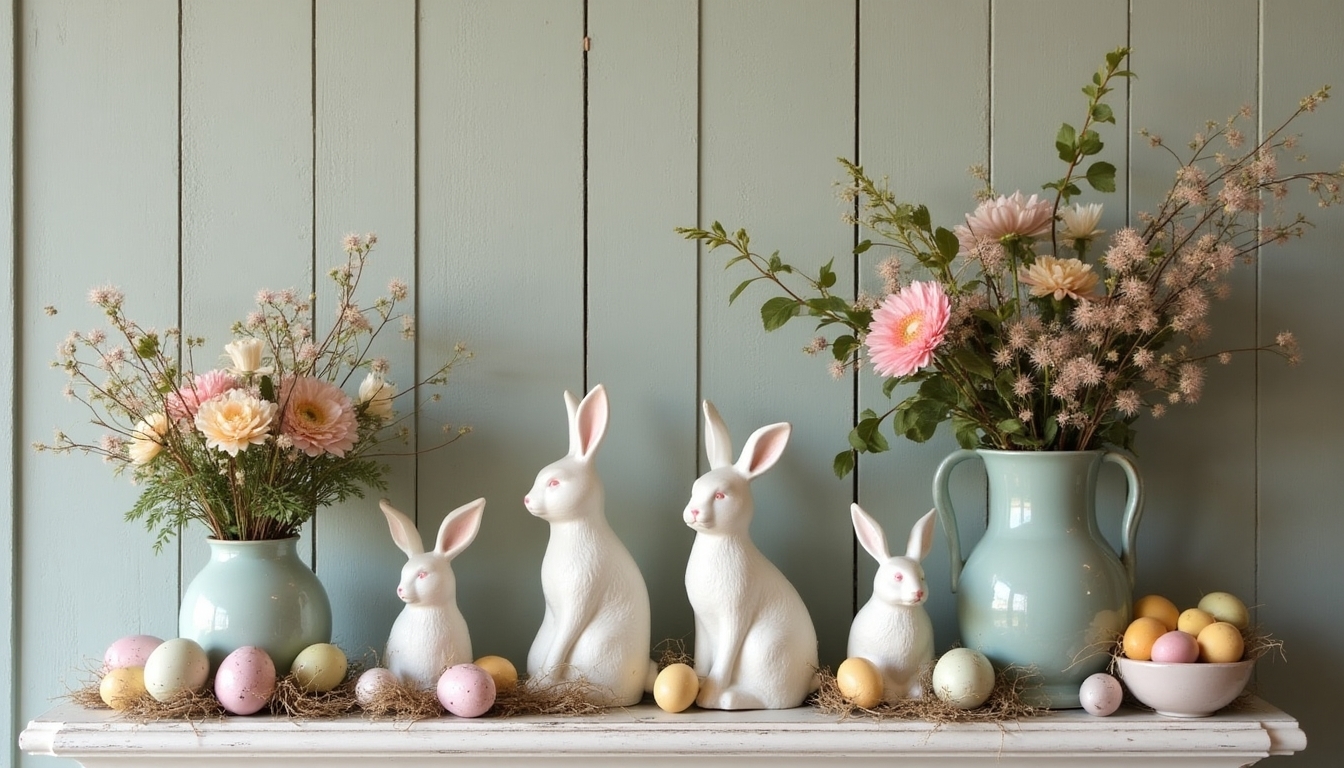vintage easter display ideas