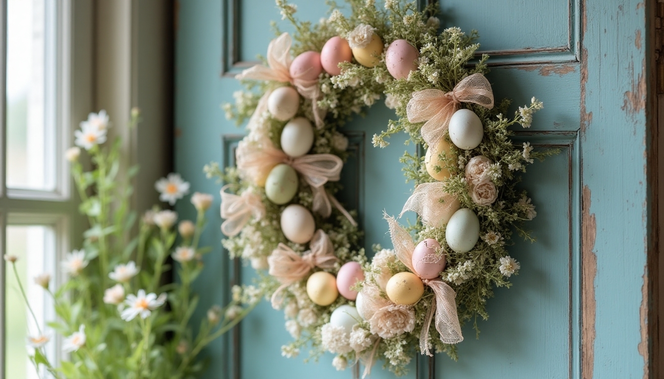 vintage easter door decorations