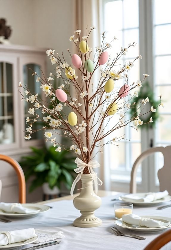 vintage egg tree decorations