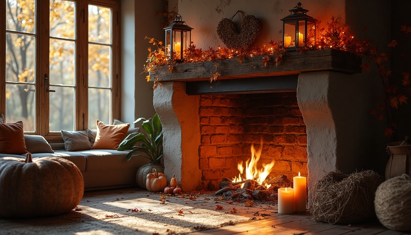 vintage lanterns create ambiance