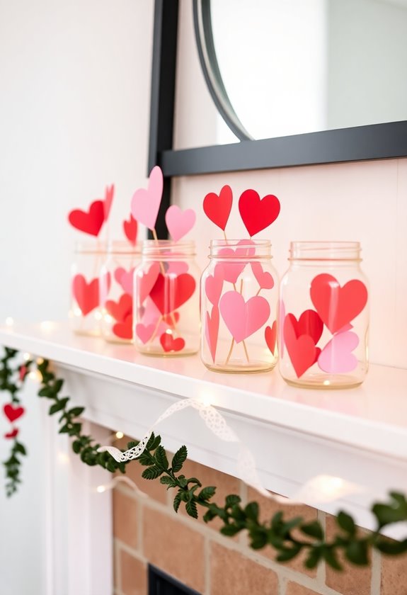 vintage mason jar display