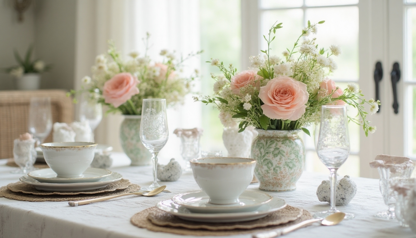 watercolor pastel easter decor