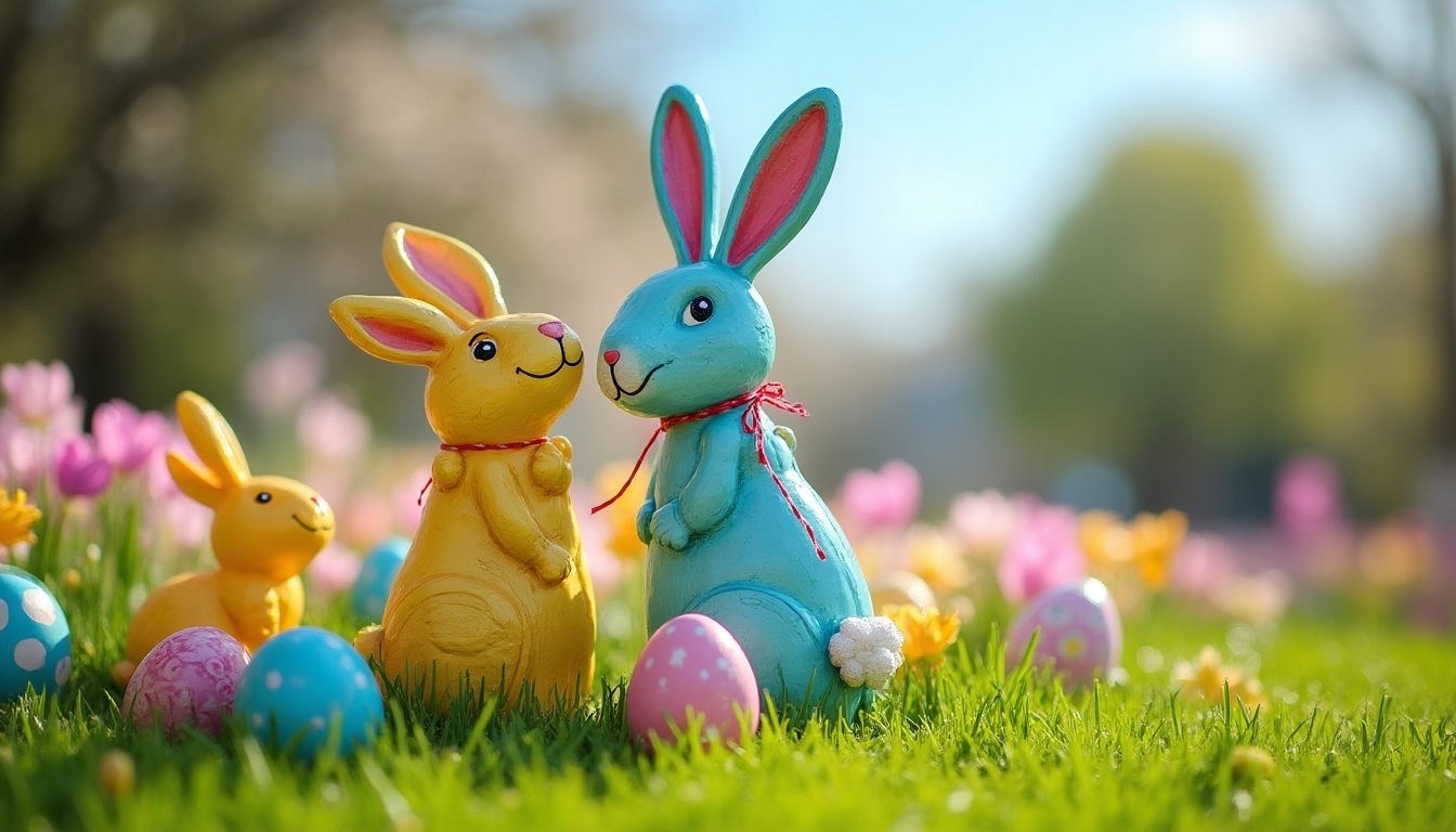 weather resistant bunny decorations