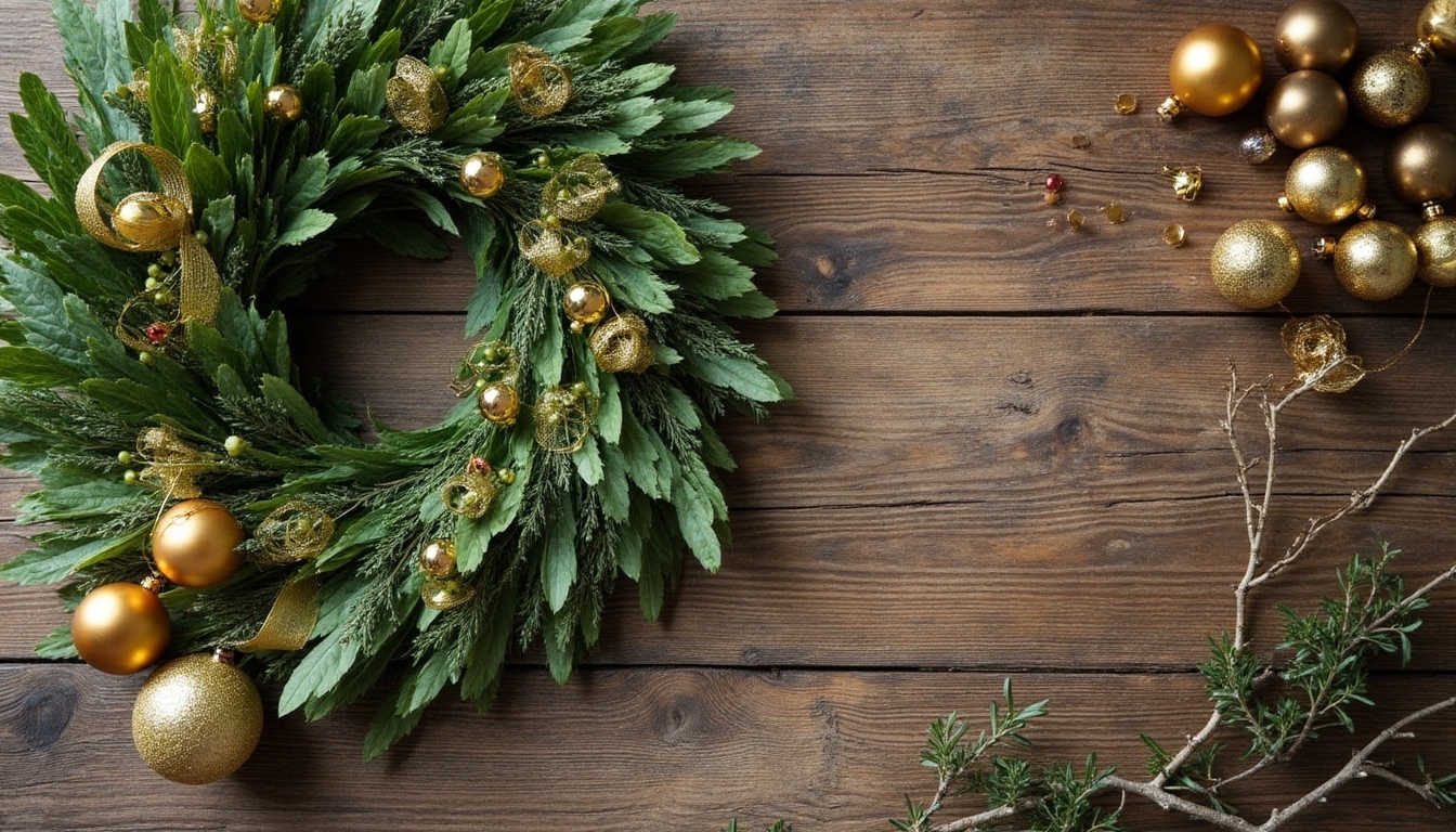 wreath making materials and tools