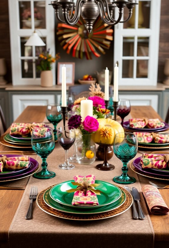 authentic thanksgiving table decor