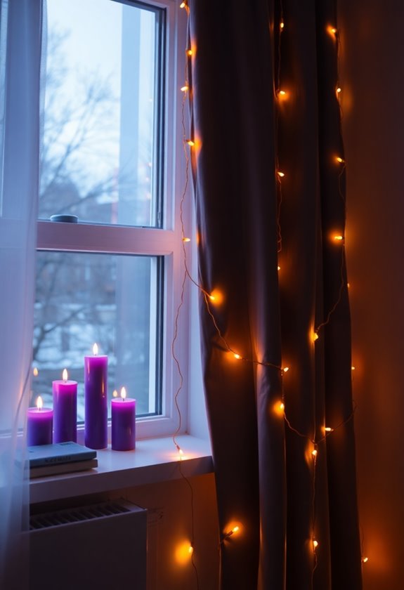 budget friendly spooky lighting