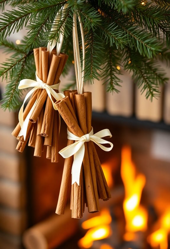 cinnamon stick ornament crafting