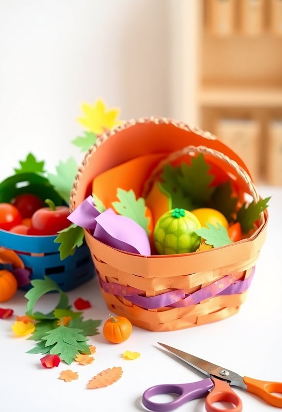 creative thanksgiving cornucopia craft