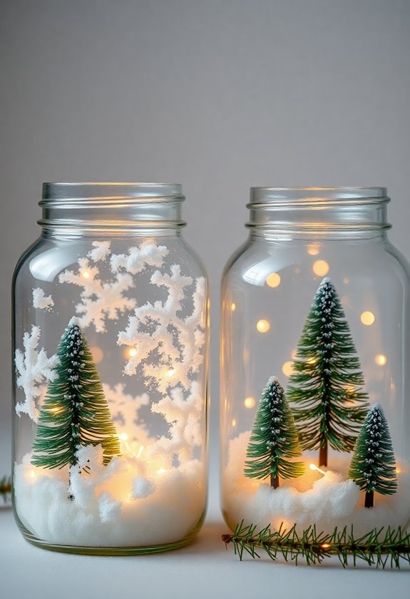 diy snow globe crafting