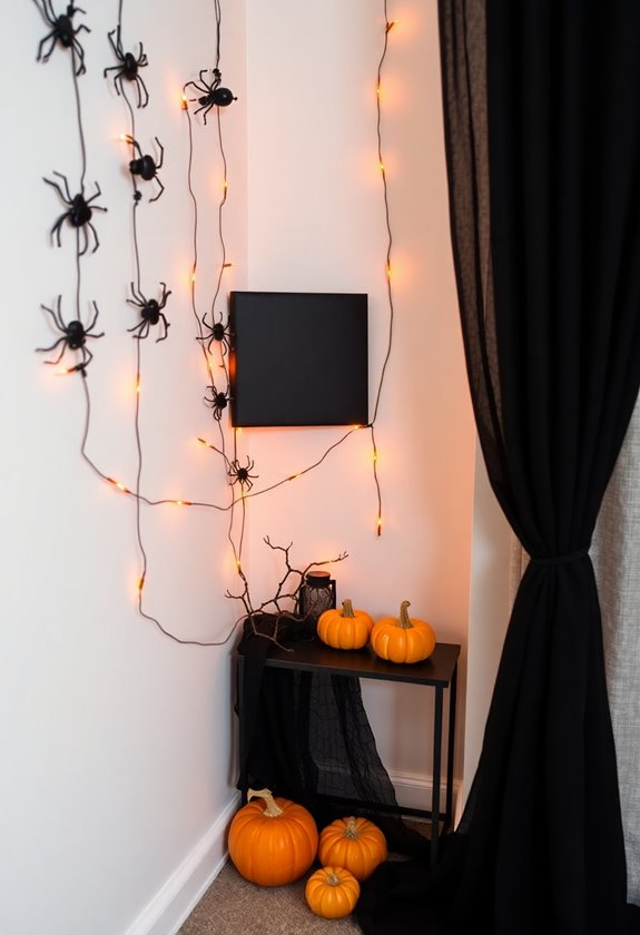 dollar store halloween decor