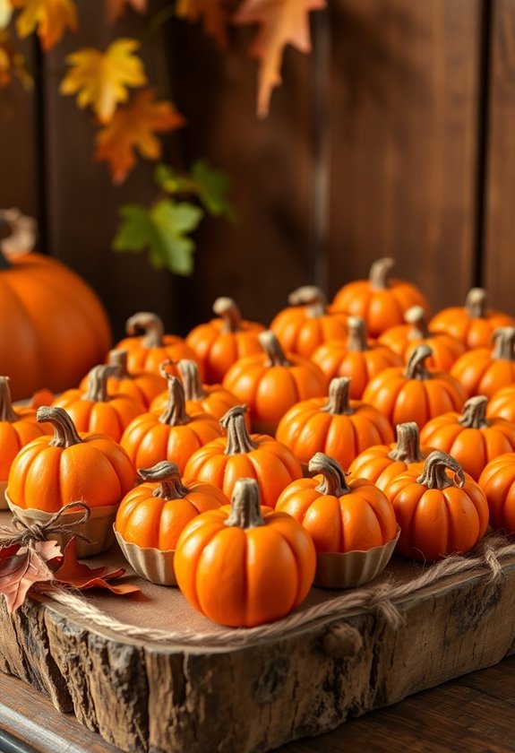 egg carton pumpkin patch