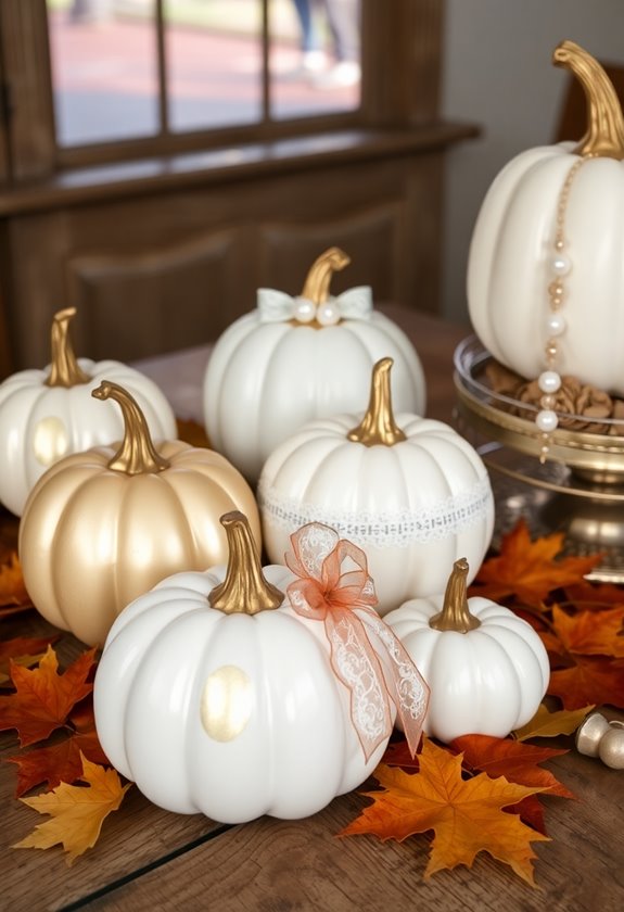 elegant pumpkin table decorations