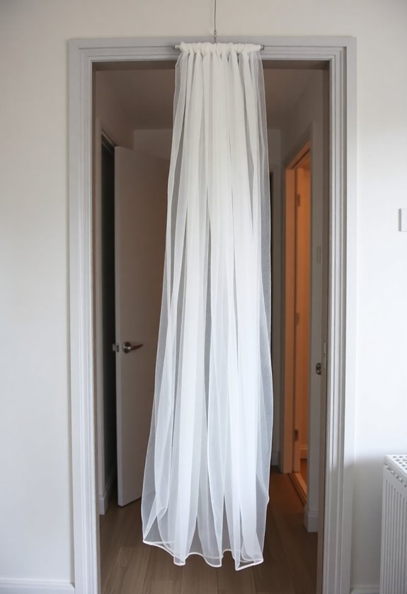 floating ghostly door decor