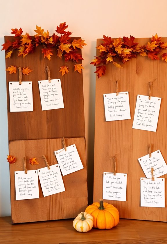 gratitude board family activity