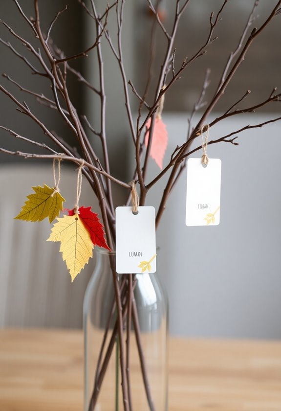 gratitude tree branch display